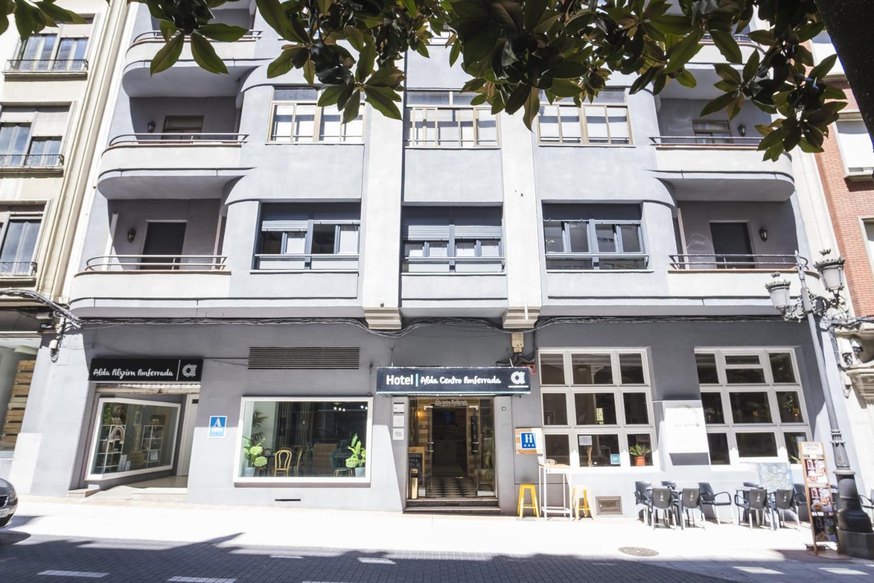Hotel Alda Centro Ponferrada Exterior foto